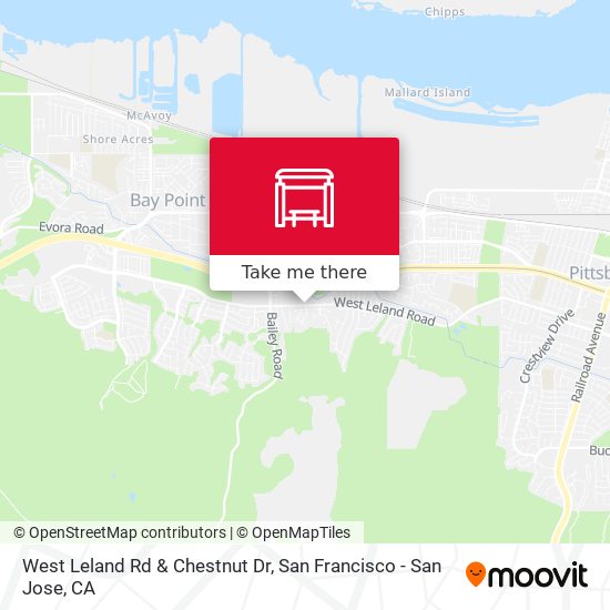 West Leland Rd & Chestnut Dr map