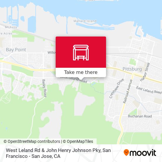 Mapa de West Leland Rd & John Henry Johnson Pky