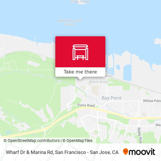 Wharf Dr & Marina Rd map