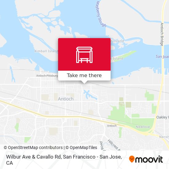 Wilbur Ave & Cavallo Rd map