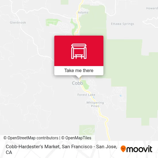 Cobb-Hardester's Market map