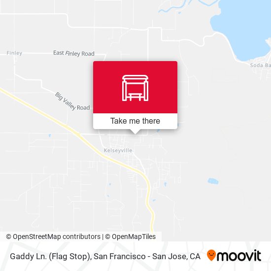 Gaddy Ln. (Flag Stop) map