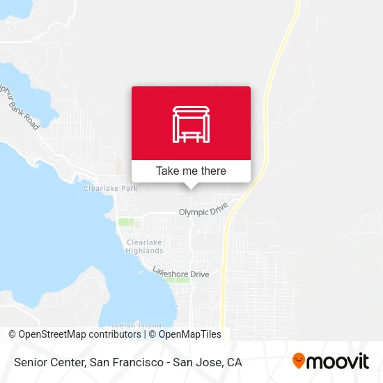 Senior Center map
