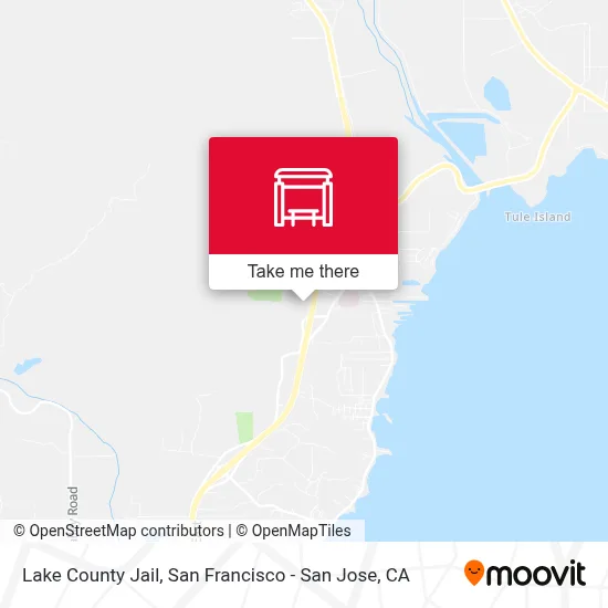 Lake County Jail map