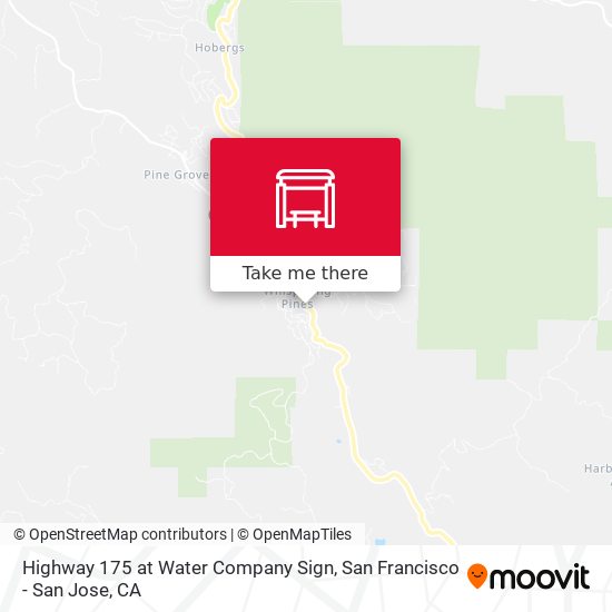 Mapa de Highway 175 at Water Company Sign