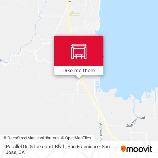Parallel Dr. & Lakeport Blvd. map