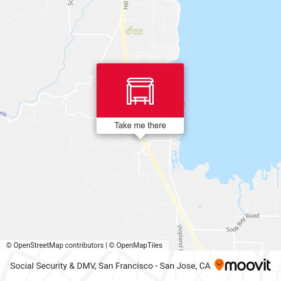 Social Security & DMV map
