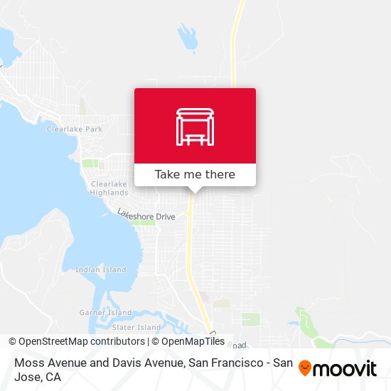 Mapa de Moss Avenue and Davis Avenue