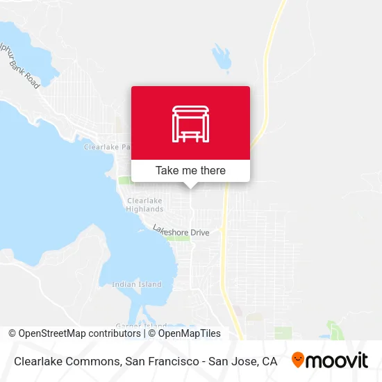 Clearlake Commons map