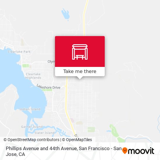 Phillips Avenue and 44th Avenue map