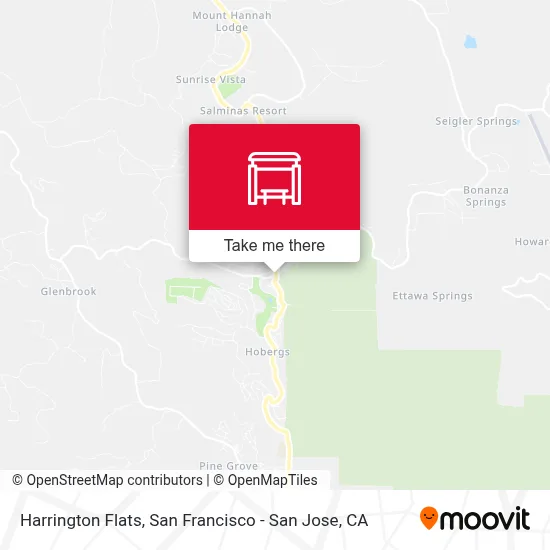 Harrington Flats map