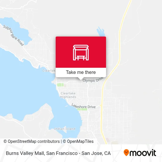 Burns Valley Mall map