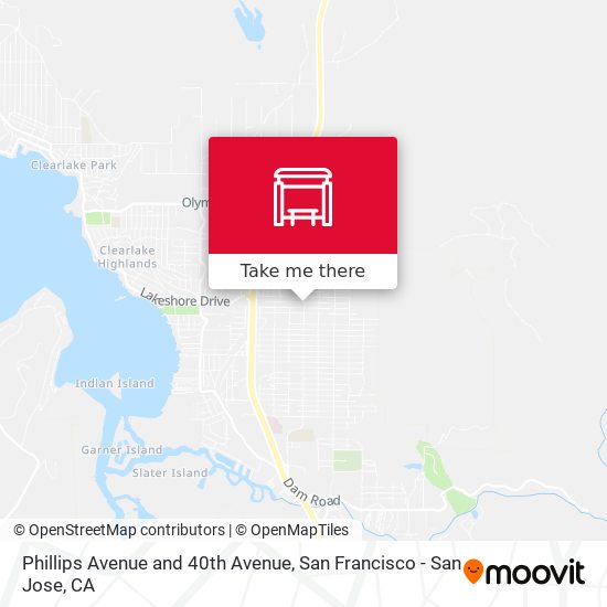 Phillips Avenue and 40th Avenue map