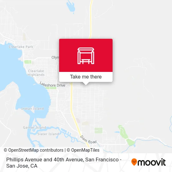 Phillips Avenue and 40th Avenue map