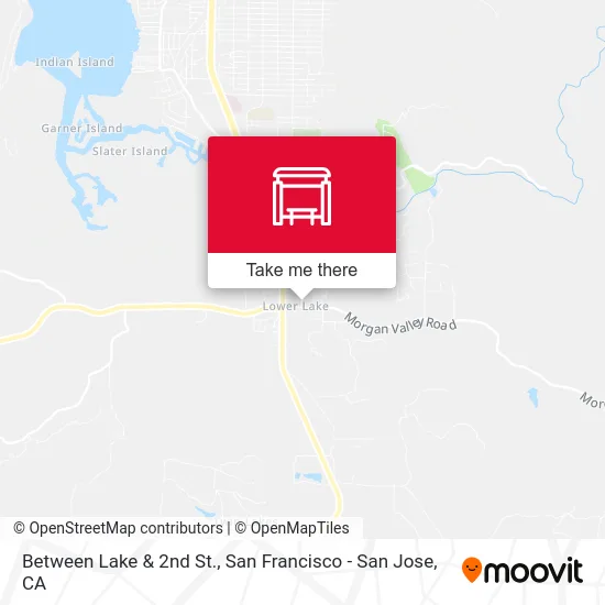 Between Lake & 2nd St. map