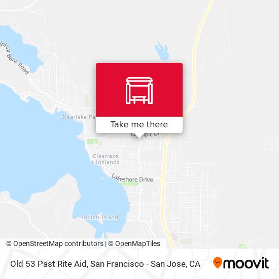 Old 53 Past Rite Aid map