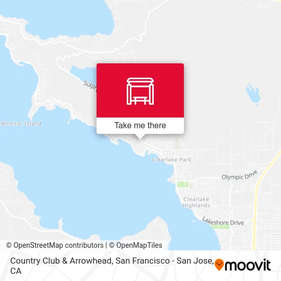 Country Club & Arrowhead map