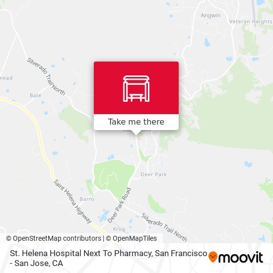 Mapa de St. Helena Hospital Next To Pharmacy