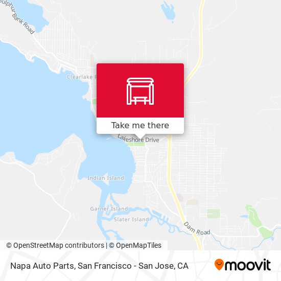 Napa Auto Parts map