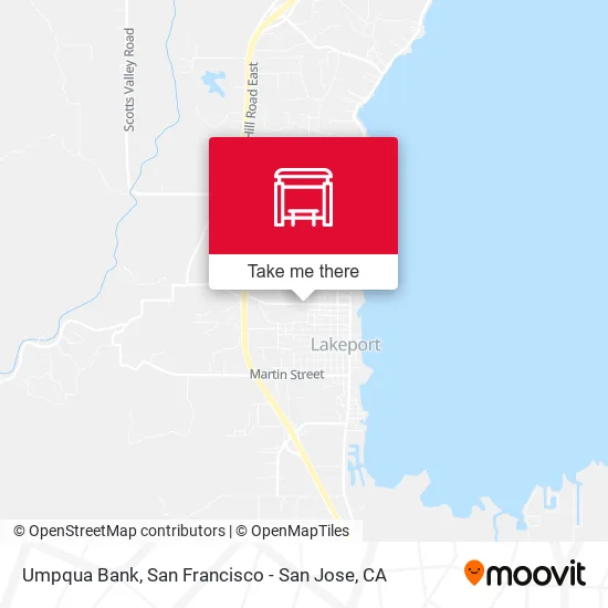 Umpqua Bank map