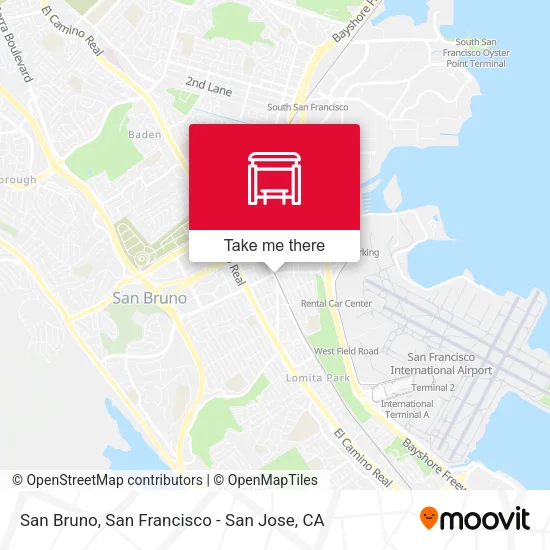 San Bruno map
