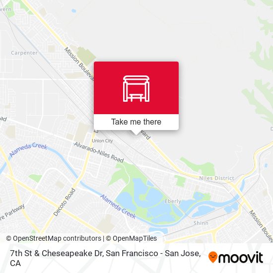 7th St & Cheseapeake Dr map