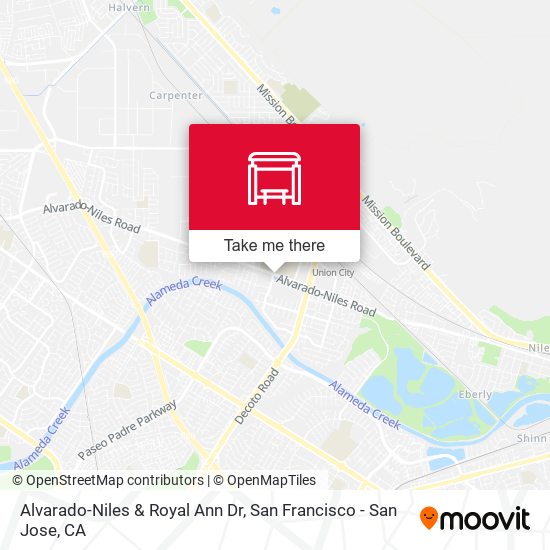Alvarado-Niles & Royal Ann Dr map