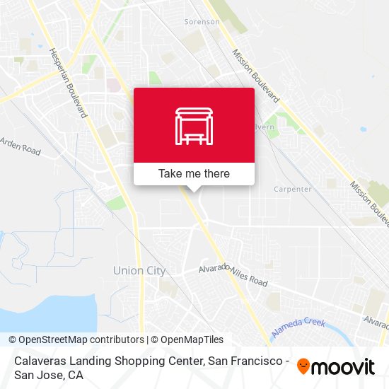 Mapa de Calaveras Landing Shopping Center