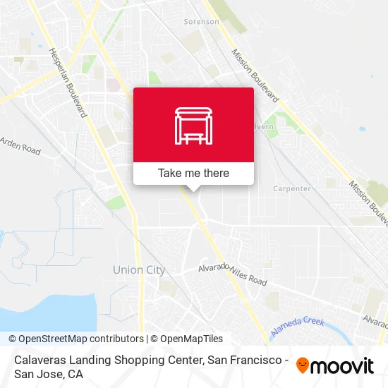 Mapa de Calaveras Landing Shopping Center