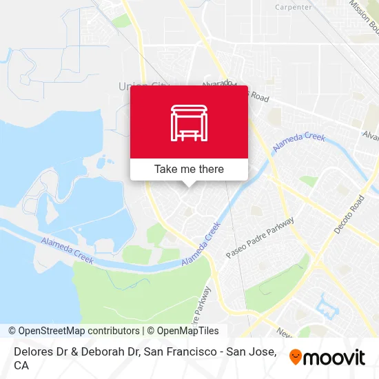 Delores Dr & Deborah Dr map