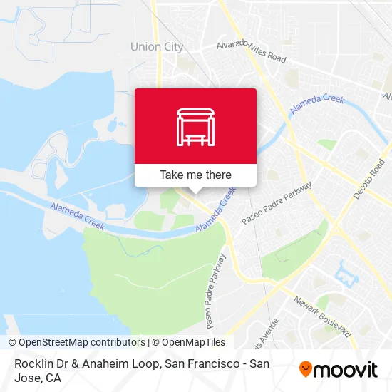 Rocklin Dr & Anaheim Loop map