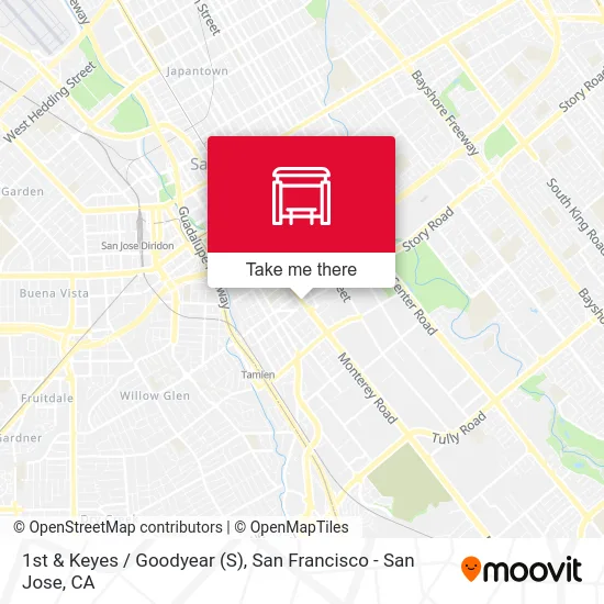 1st & Keyes / Goodyear (S) map