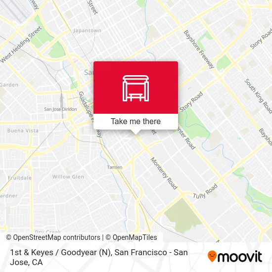 1st & Keyes / Goodyear (N) map