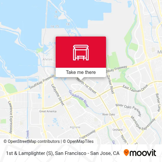 1st & Lamplighter (S) map