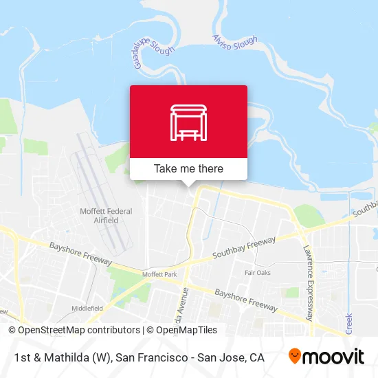 1st & Mathilda (W) map