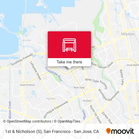 1st & Nicholson (S) map