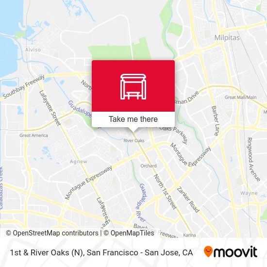 Mapa de 1st & River Oaks (N)