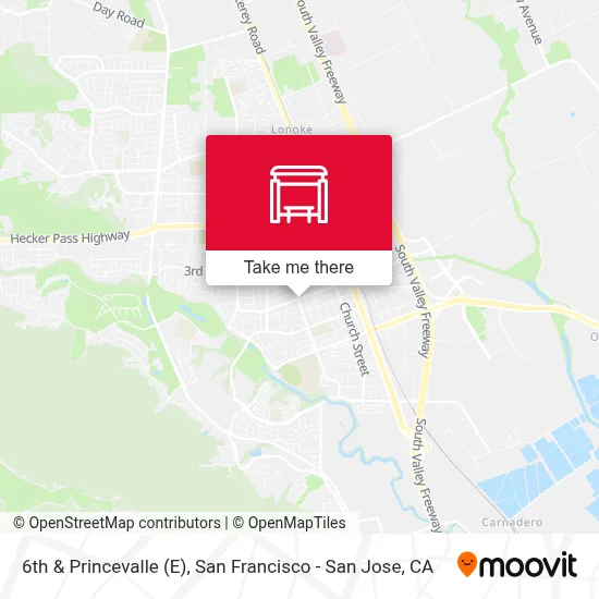 6th & Princevalle (E) map