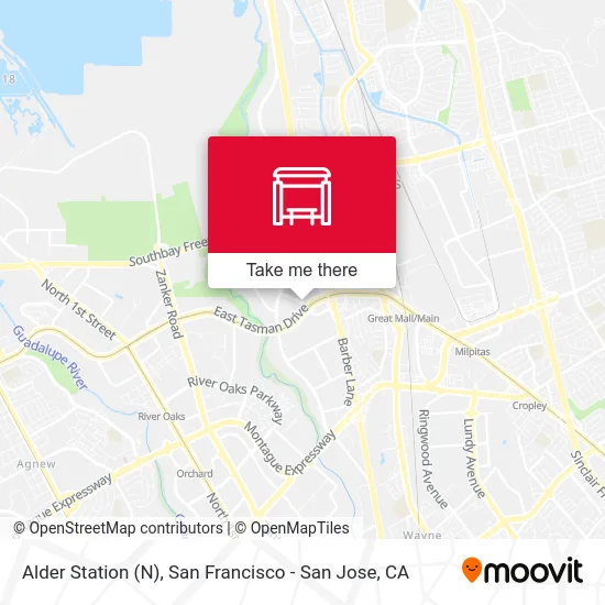 Alder Station (N) map