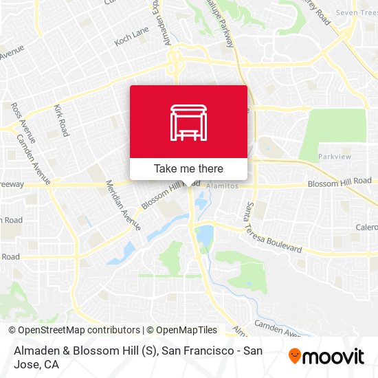 Almaden & Blossom Hill (S) map