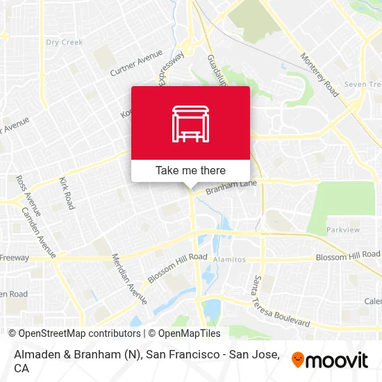 Almaden & Branham (N) map