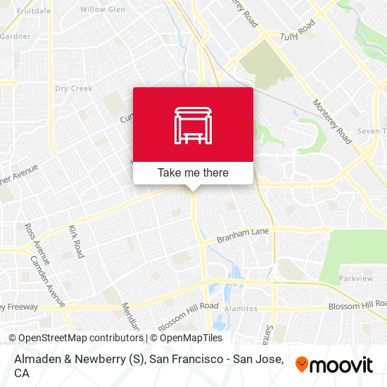 Almaden & Newberry (S) map