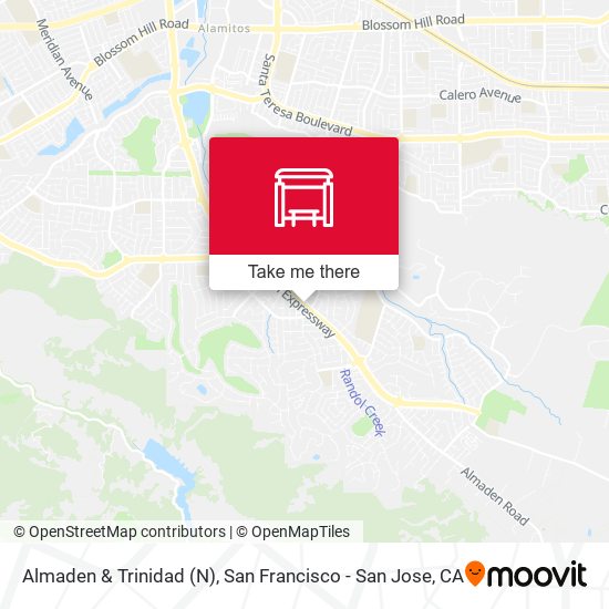 Almaden & Trinidad (N) map