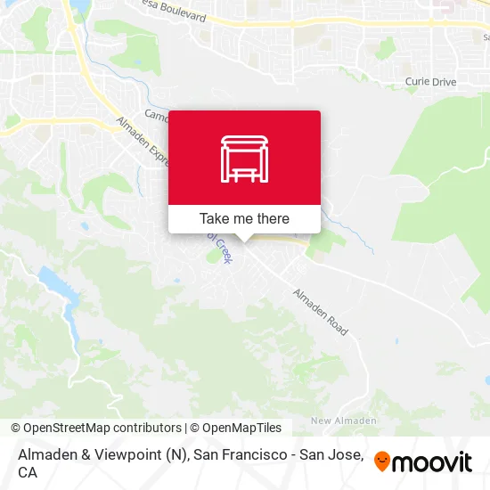 Almaden & Viewpoint (N) map