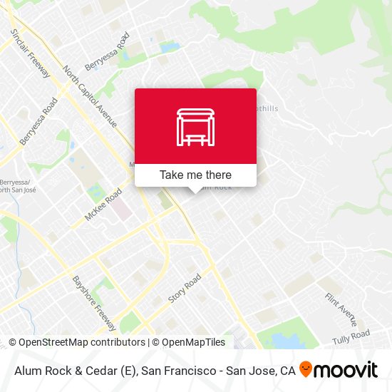 Alum Rock & Cedar (E) map