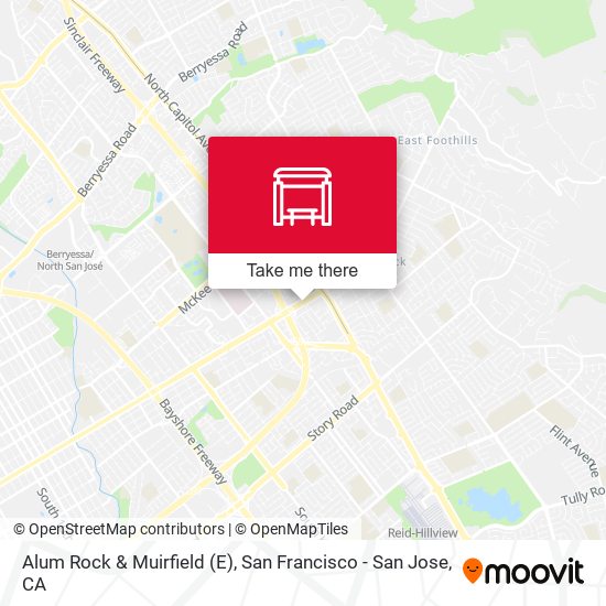 Alum Rock & Muirfield (E) map