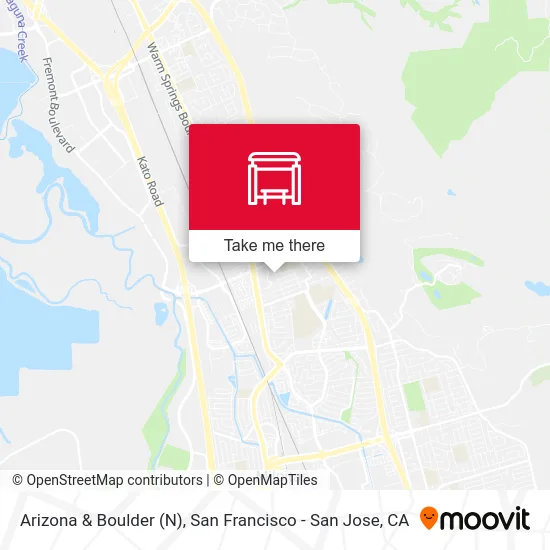 Arizona & Boulder (N) map