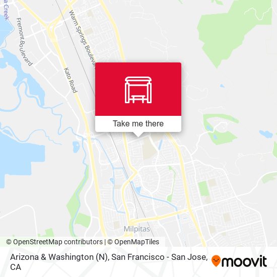 Arizona & Washington (N) map