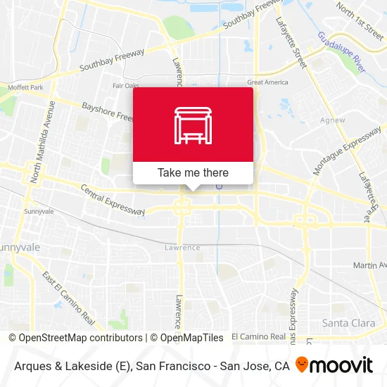 Arques & Lakeside (E) map