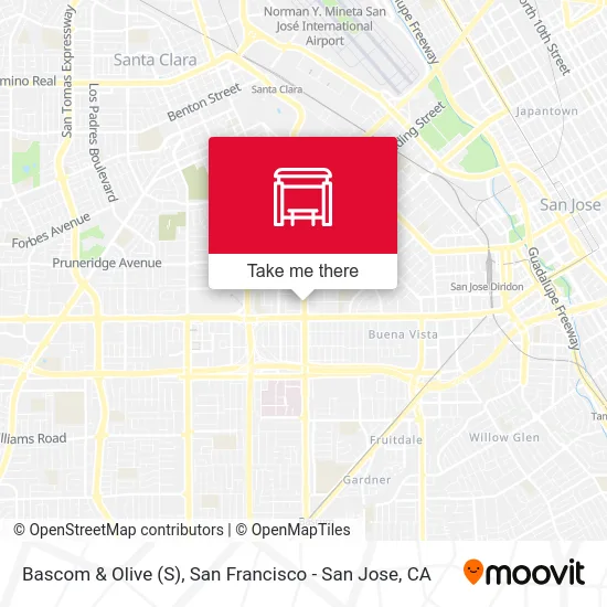 Bascom & Olive (S) map